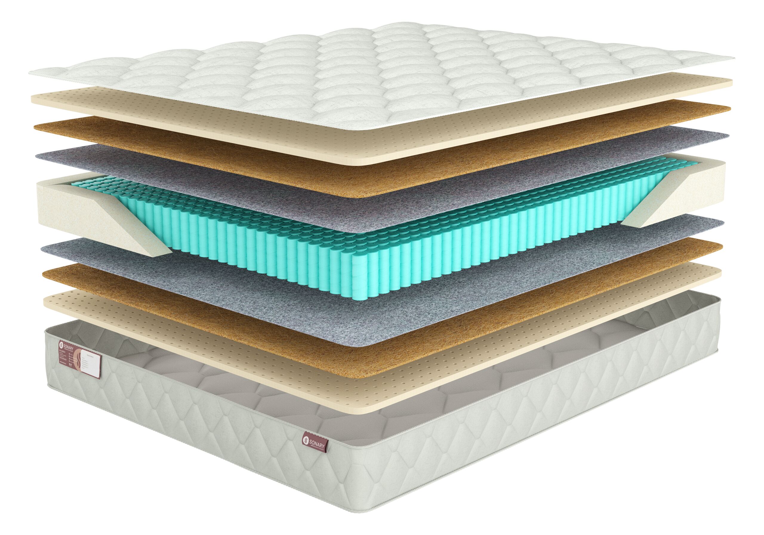 

Матрас Sonary Flow Aldan 170х205, Белый, Aldan