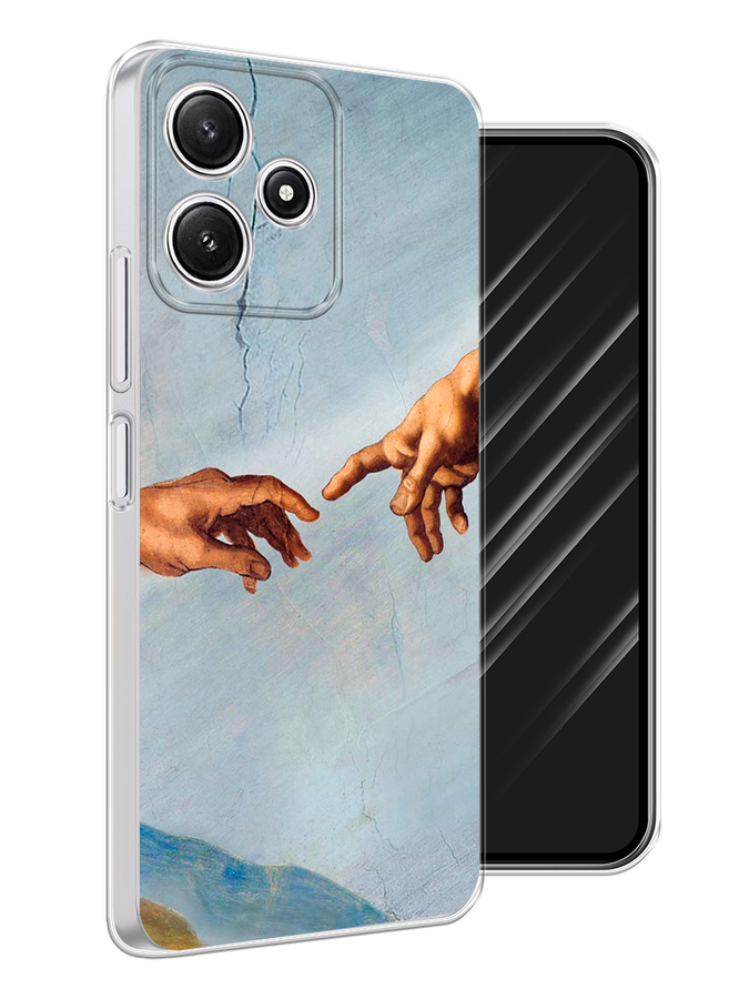 

Чехол Awog на Xiaomi Redmi 12 5G/Redmi 12R "Сотворение Адама", Голубой;коричневый;серый, 319550-1