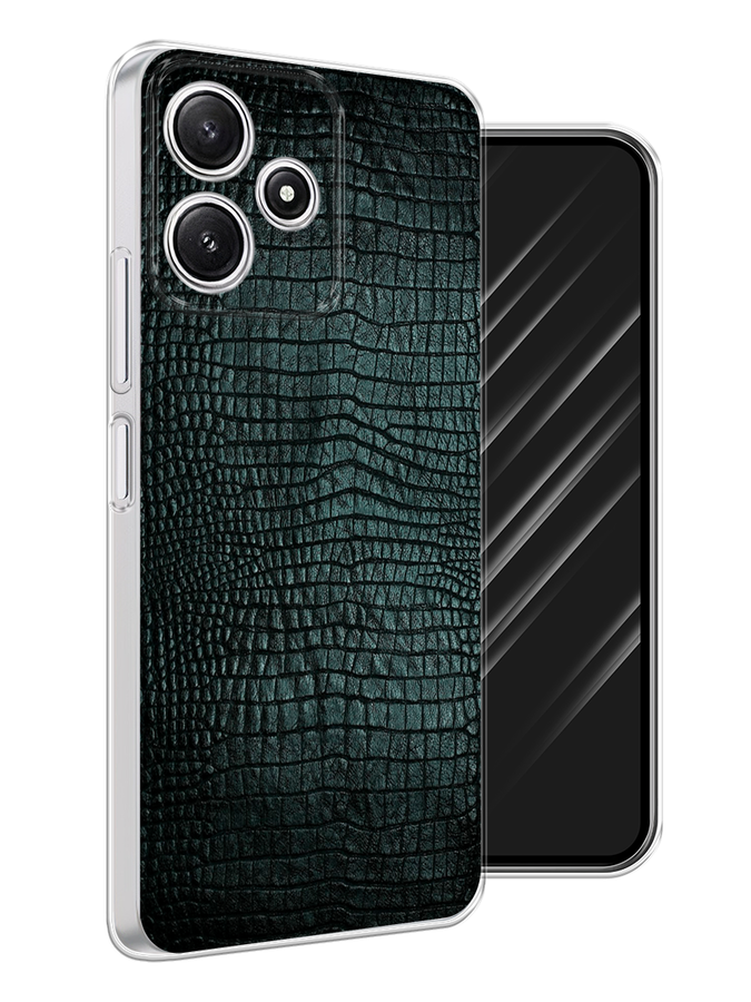 

Чехол Awog на Xiaomi Redmi 12 5G/Redmi 12R "Черная змея", Черный;серый;голубой, 319550-1