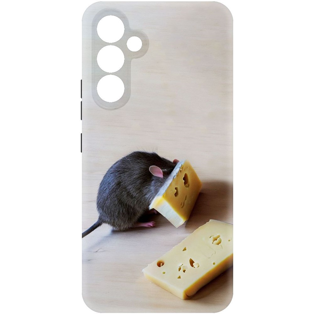 фото Чехол-накладка софт мышь и сыр для samsung galaxy a54 5g (a546) krutoff