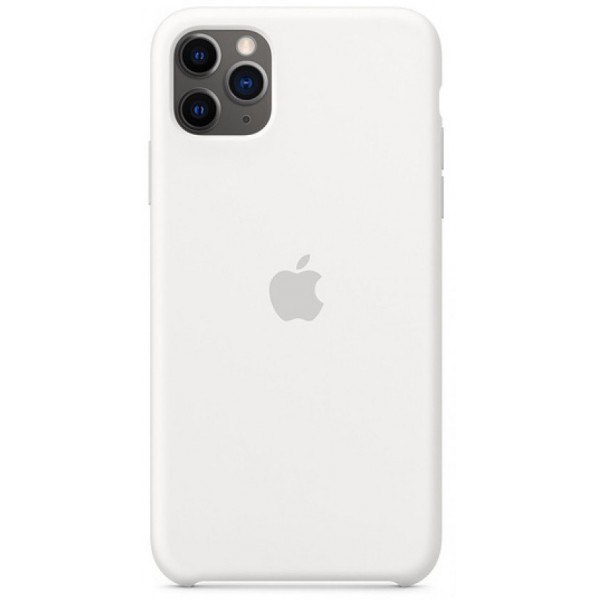 Чехол для Apple iPhone 11 Pro Max Silicone Case (Белый)