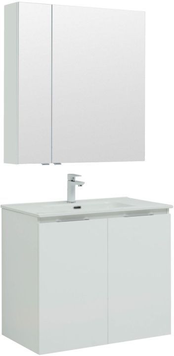 

Мебель для ванной Aquanet Алвита New 80 2 дверцы, белый матовый