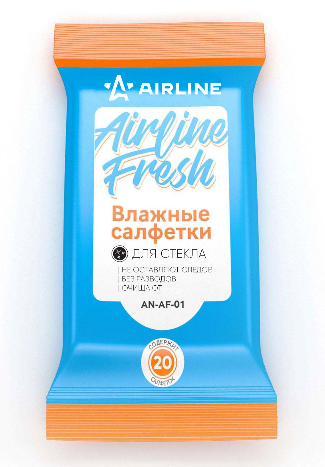 

Салфетки влажные антибактериальные AIRLINE AN-AF-01