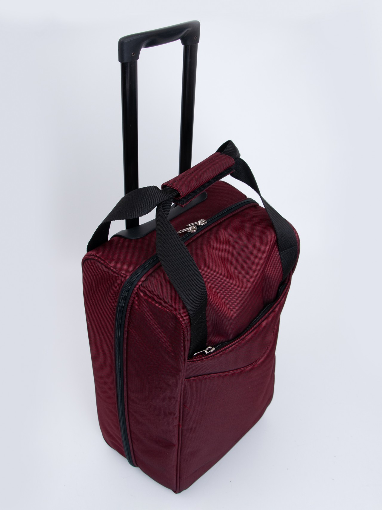 Дорожная сумка унисекс Franchesco Mariscotti 6-446 черно-красная, 30х54х23 см