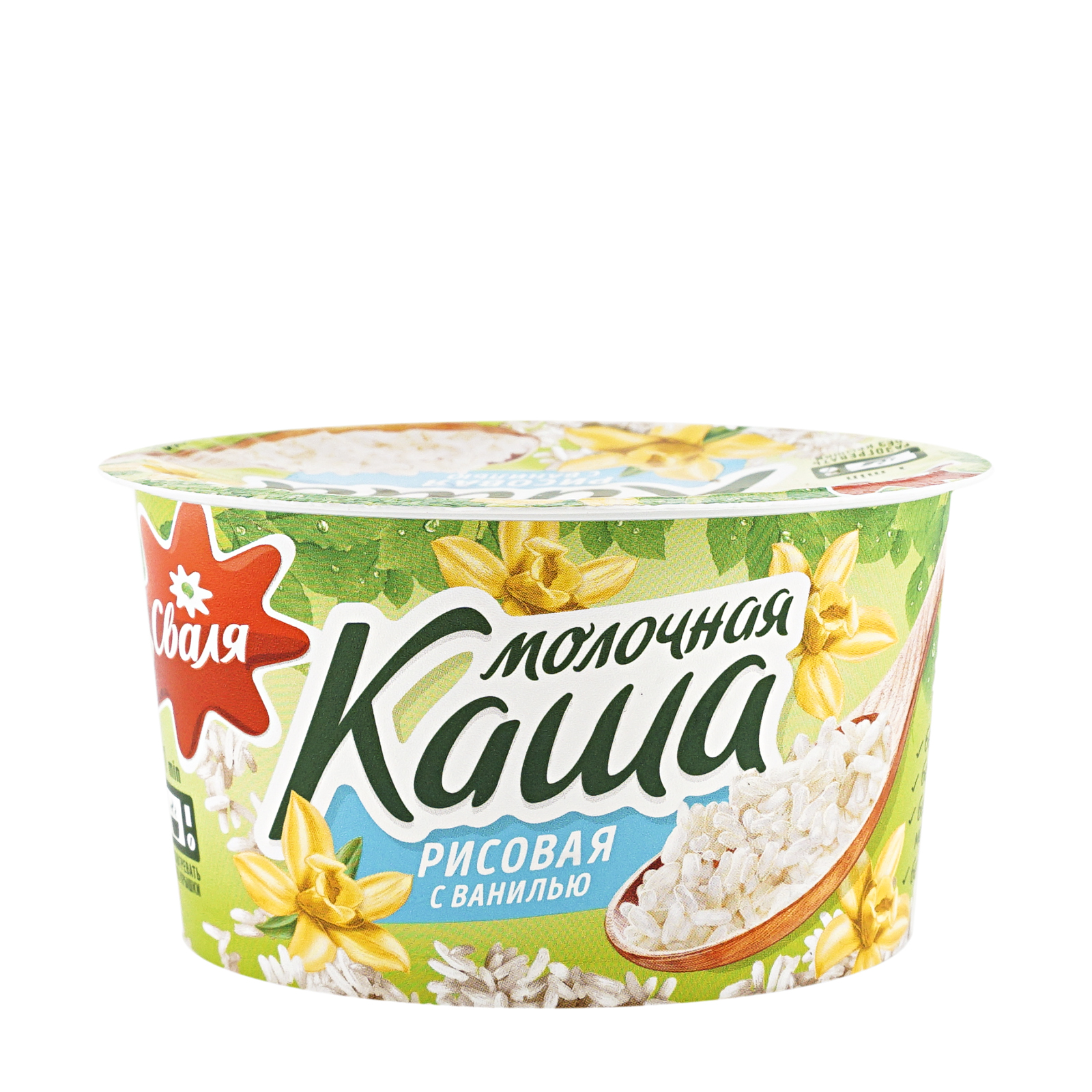 

Каша Славя молочная рисовая с ванилью
