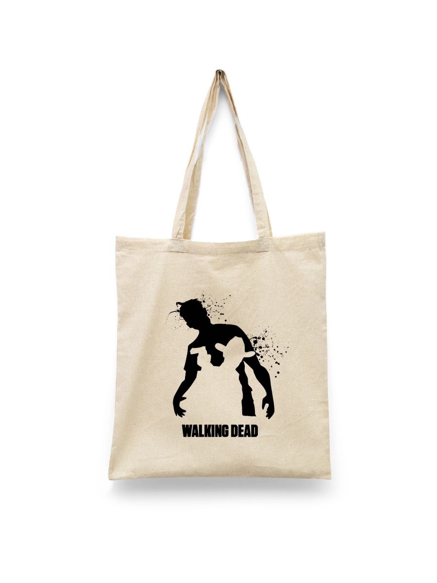 

Шоппер унисекс Каждому Своё Ходячие мертвецы/The Walking Dead SRHM11, белый, Ходячие мертвецы/The Walking Dead SRHM11