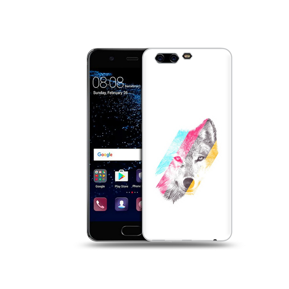 

Чехол MyPads Tocco для Huawei P10 волк градиент (PT60870.50.268), Прозрачный, Tocco