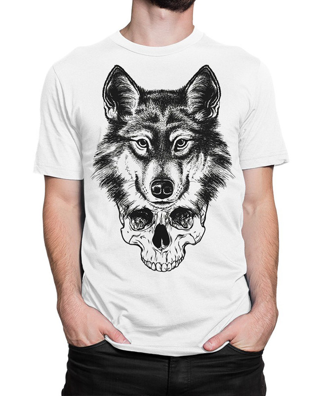 

Футболка Design Heroes Волк и Череп / Мужская Белая 2XL, WLF-952305w-2fut