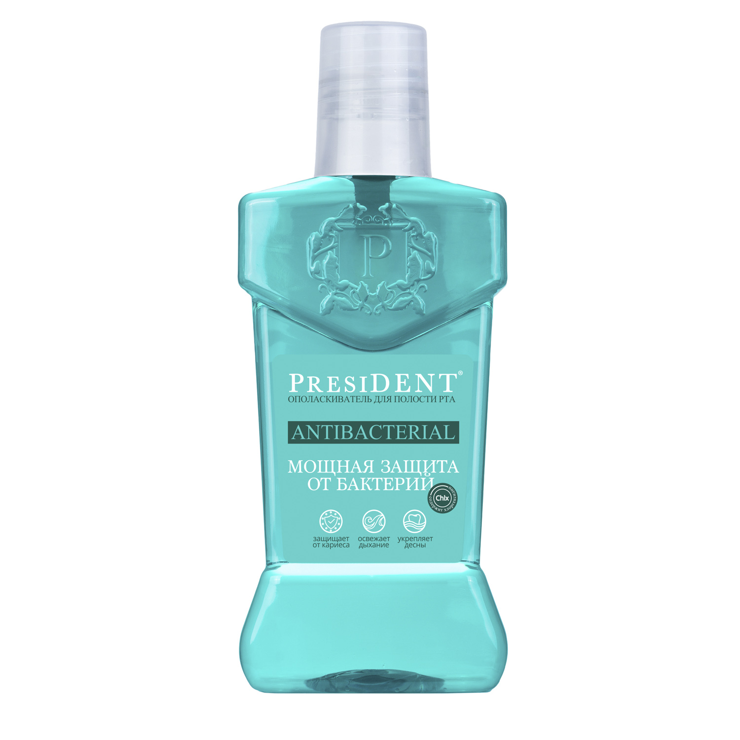 

Ополаскиватель для рта PresiDENT Antibacterial 250 мл