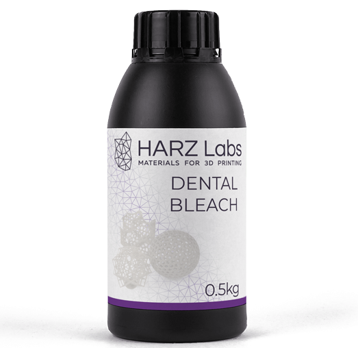 

Фотополимер HARZ Labs Dental Bleach Transparent, 0,5 кг