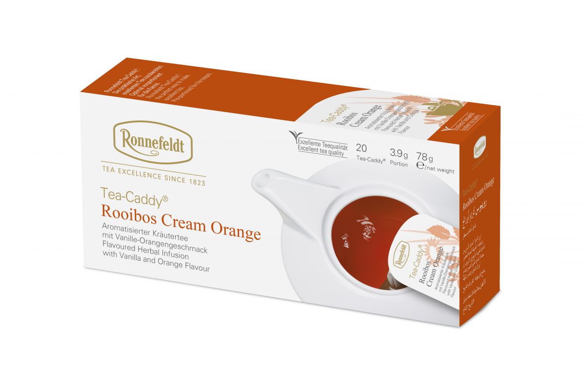 

Чай травяной Ronnefeldt Tea Caddy Cream Orange(Крим Оранж), 2 пачки по 20 саше, Ronnefeldt