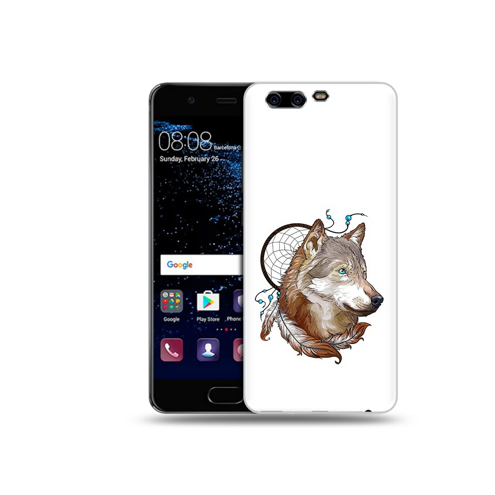 

Чехол MyPads Tocco для Huawei P10 волк и ловец снов (PT60870.50.269), Прозрачный, Tocco