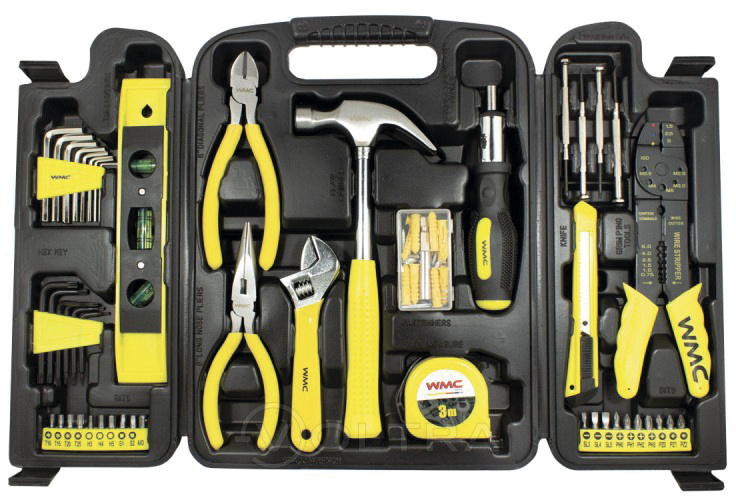 Резьбонарезный набор инструментов Wmc Tools 10130 черный 130 предметов