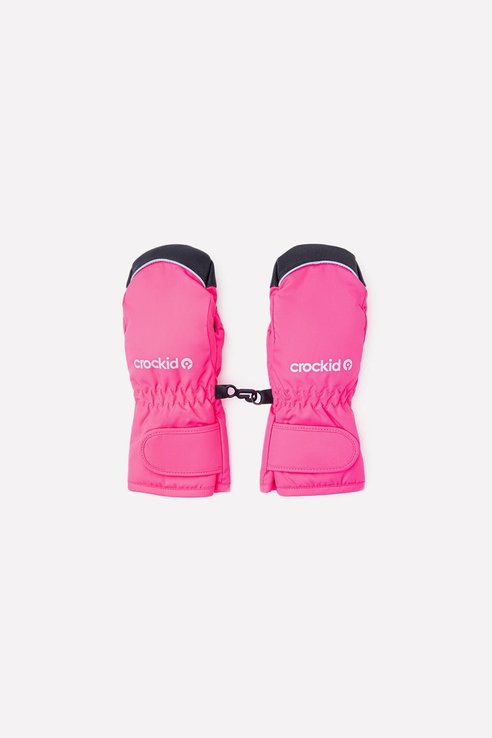 фото Утепленные рукавицы crockid вк 10003/18 гр цв. розовый р. 10