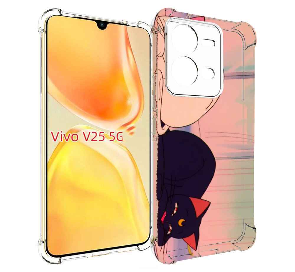 

Чехол MyPads спящие коты для Vivo V25 5G / V25e, Прозрачный, Tocco