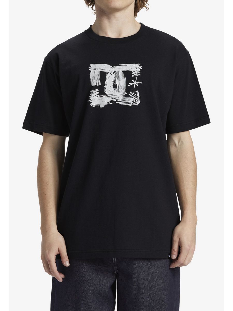 

Футболка мужская DC SHOES DC122O0JG черная S, Черный, DC122O0JG