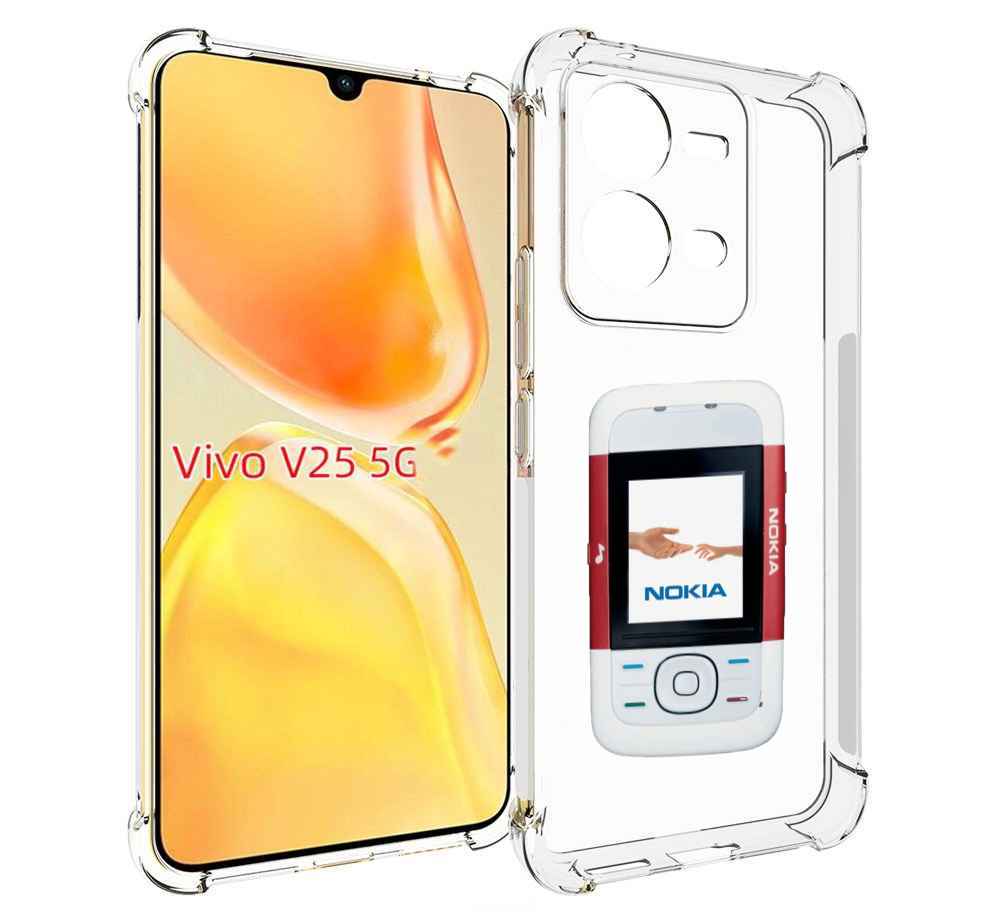 

Чехол MyPads старая нокия для Vivo V25 5G / V25e, Прозрачный, Tocco