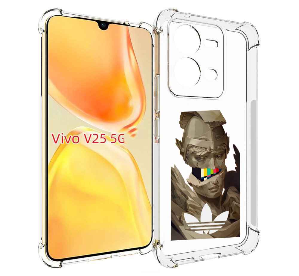 

Чехол MyPads статуя-адидас для Vivo V25 5G / V25e, Прозрачный, Tocco