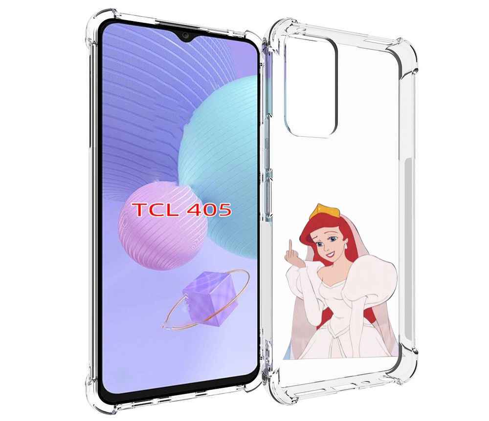 

Чехол MyPads принцесса-Русалочка-Ариель женский для TCL 405, Tocco
