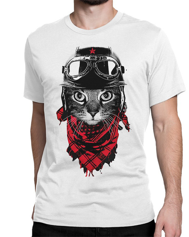 

Футболка Design Heroes Котик - Авиатор / Мужская Белая XL, DSN-895432w-2fut