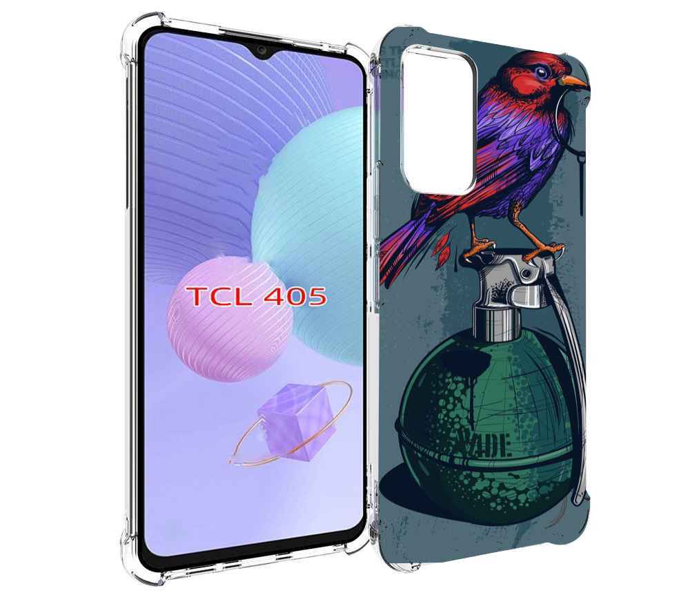 

Чехол MyPads птица с гранатой для TCL 405, Tocco