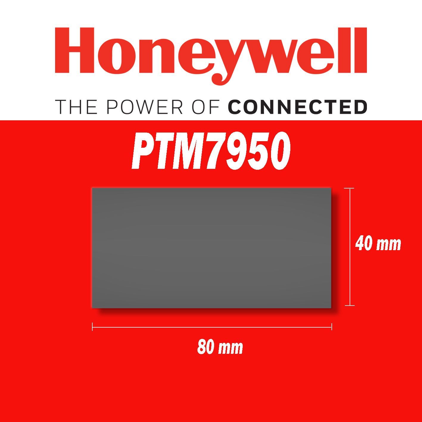 

Термопрокладка с фазовым переходом Honeywell 40x80мм, Серый
