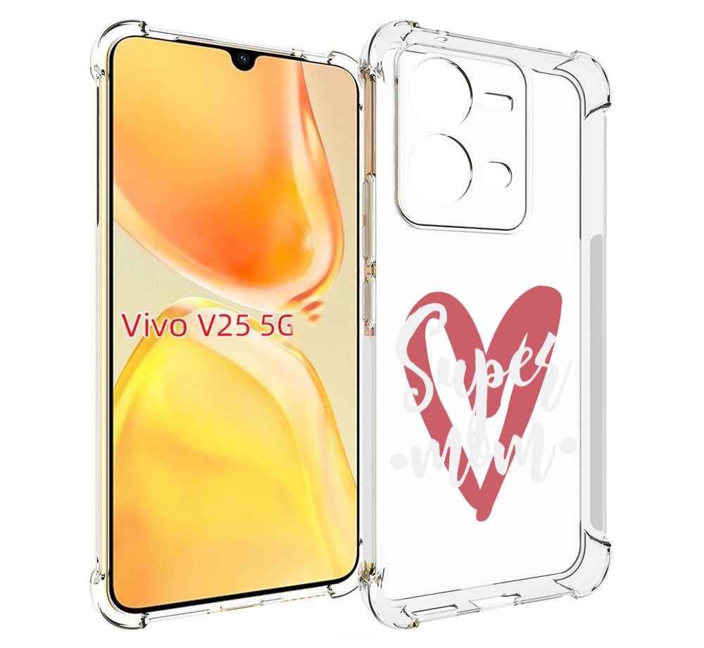 

Чехол MyPads супер-мать для Vivo V25 5G / V25e, Прозрачный, Tocco