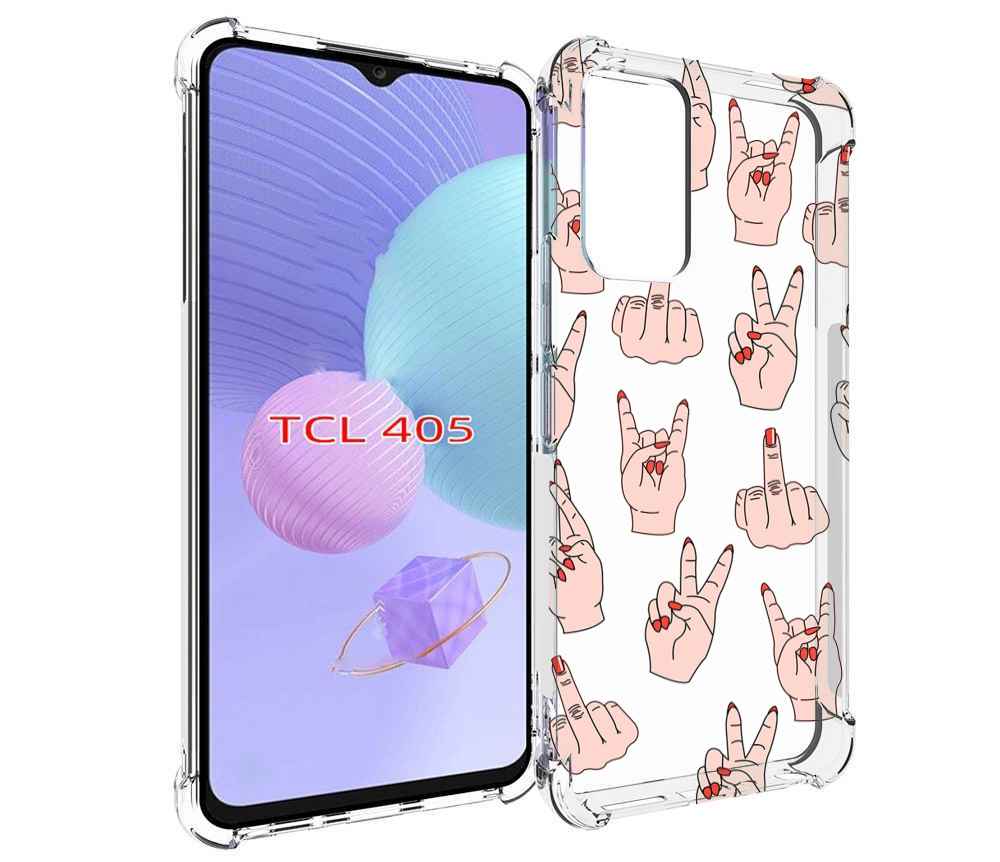 

Чехол MyPads разные-ручки для TCL 405, Tocco