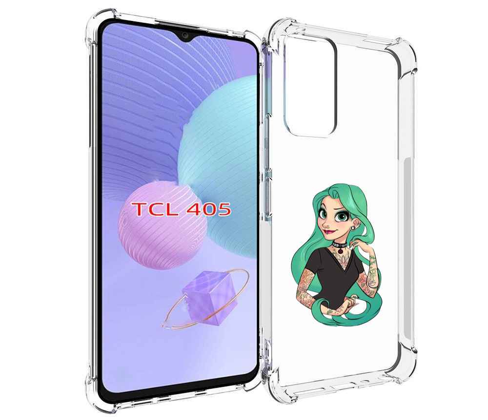 

Чехол MyPads рапунцель-в-тату женский для TCL 405, Tocco