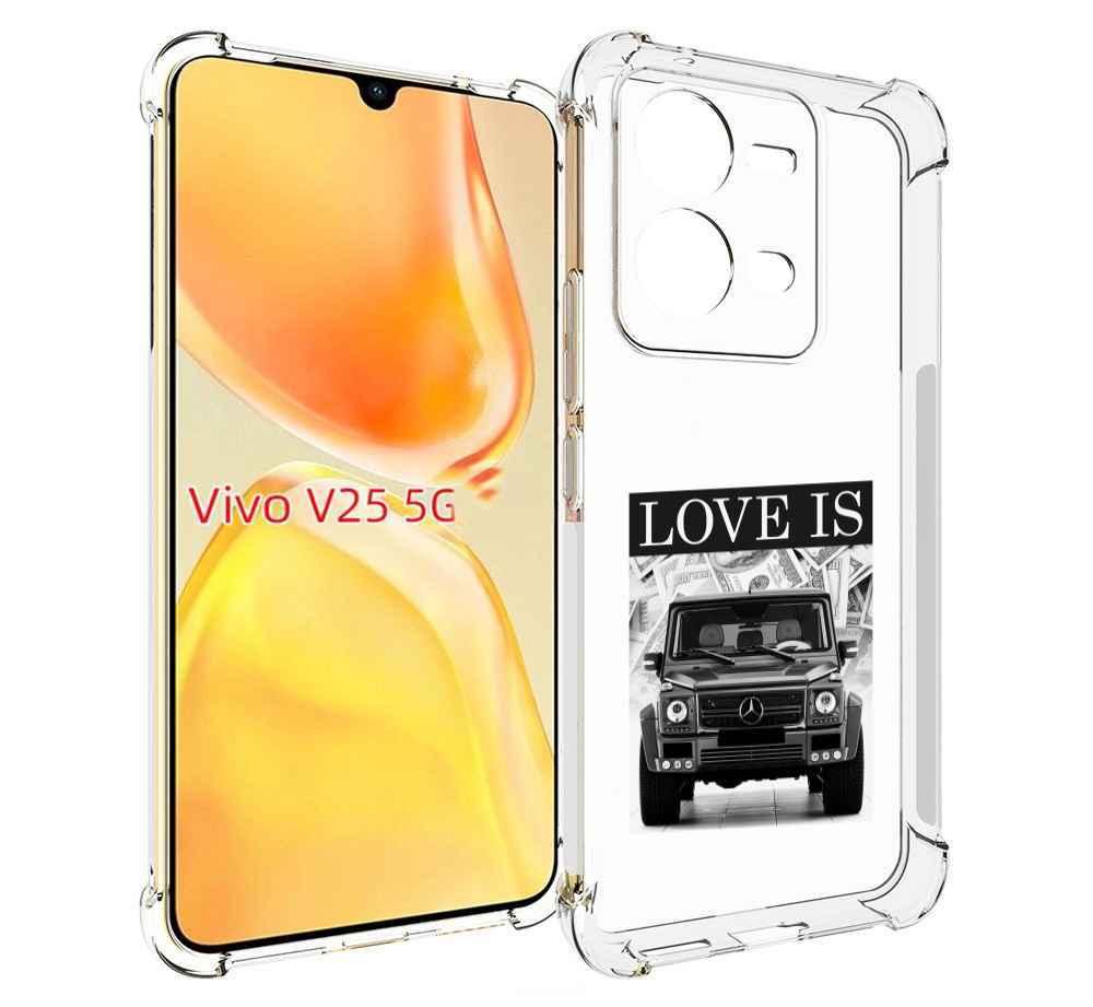 

Чехол MyPads гелик для Vivo V25 5G / V25e, Прозрачный, Tocco