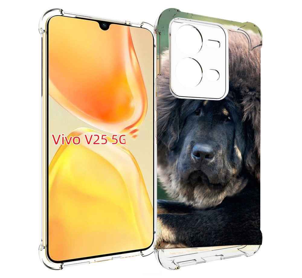 

Чехол MyPads тибетскии мастиф для Vivo V25 5G / V25e, Прозрачный, Tocco