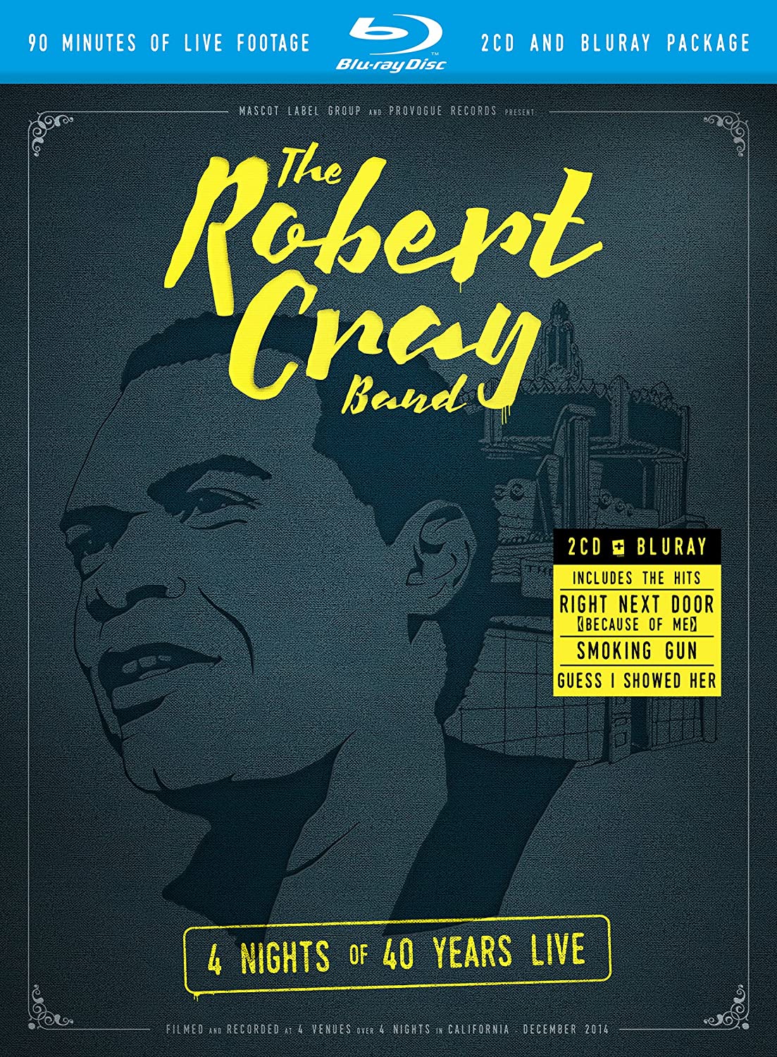 фото Robert cray 4 nights of 40 years live (2cd+blu-ray)) мистерия звука