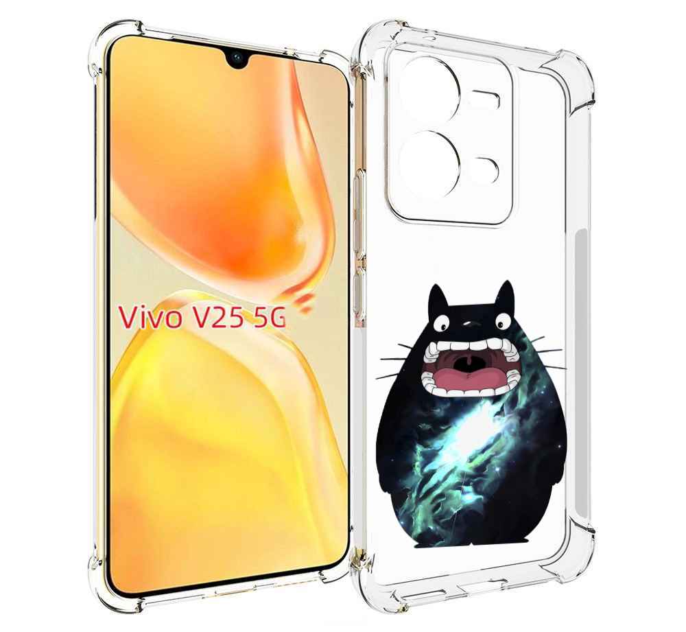

Чехол MyPads тоторо для Vivo V25 5G / V25e, Прозрачный, Tocco