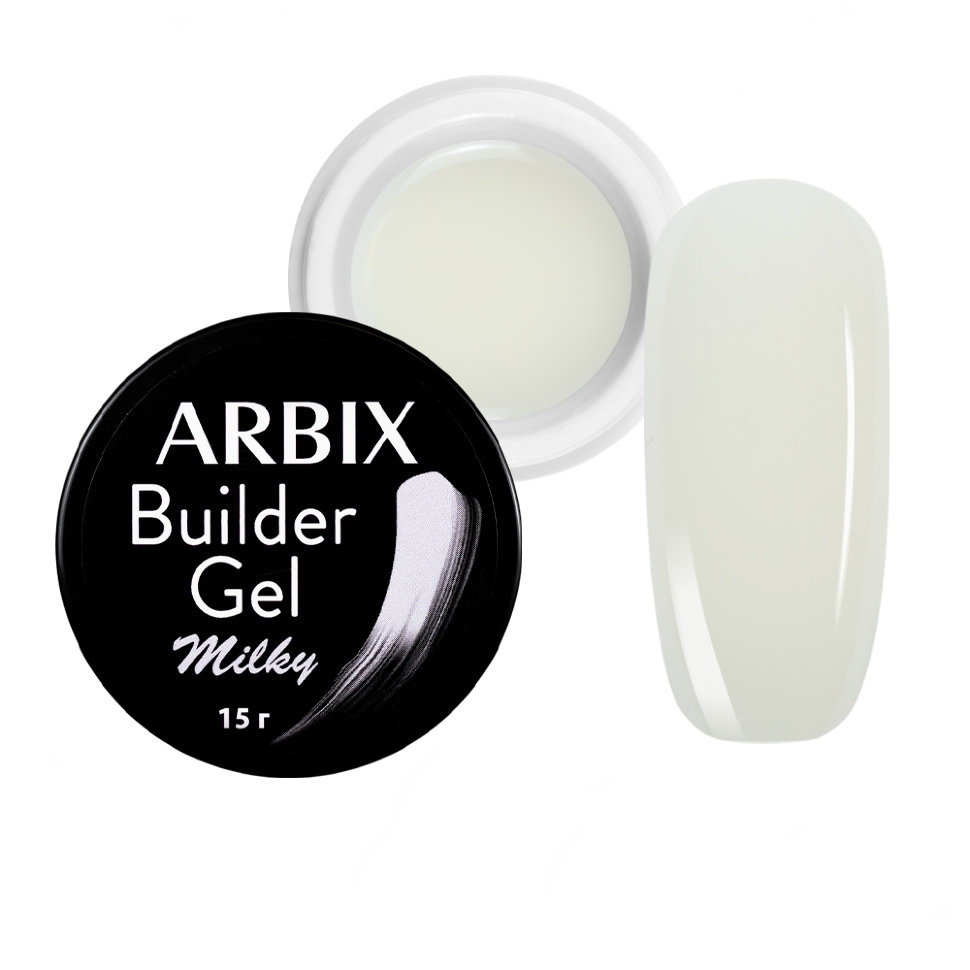 

Однофазный гель для наращивания Arbix l Milky, 15 г, ARM