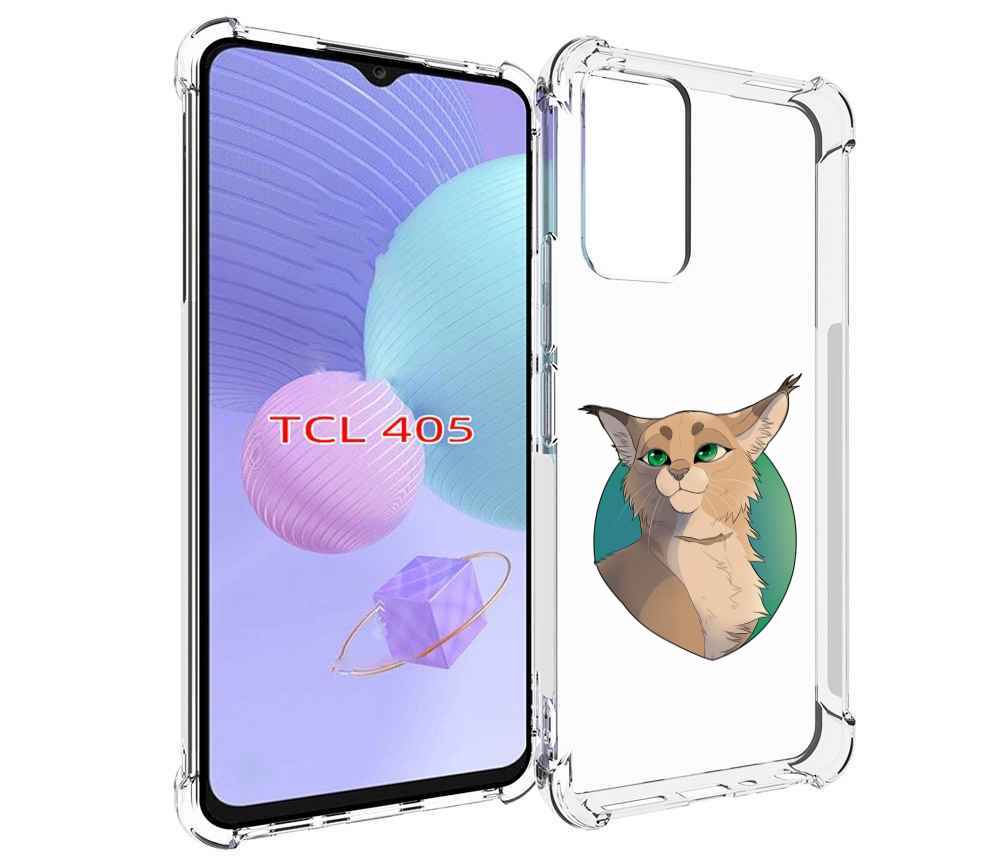 

Чехол MyPads рысь-нарисованная для TCL 405, Tocco