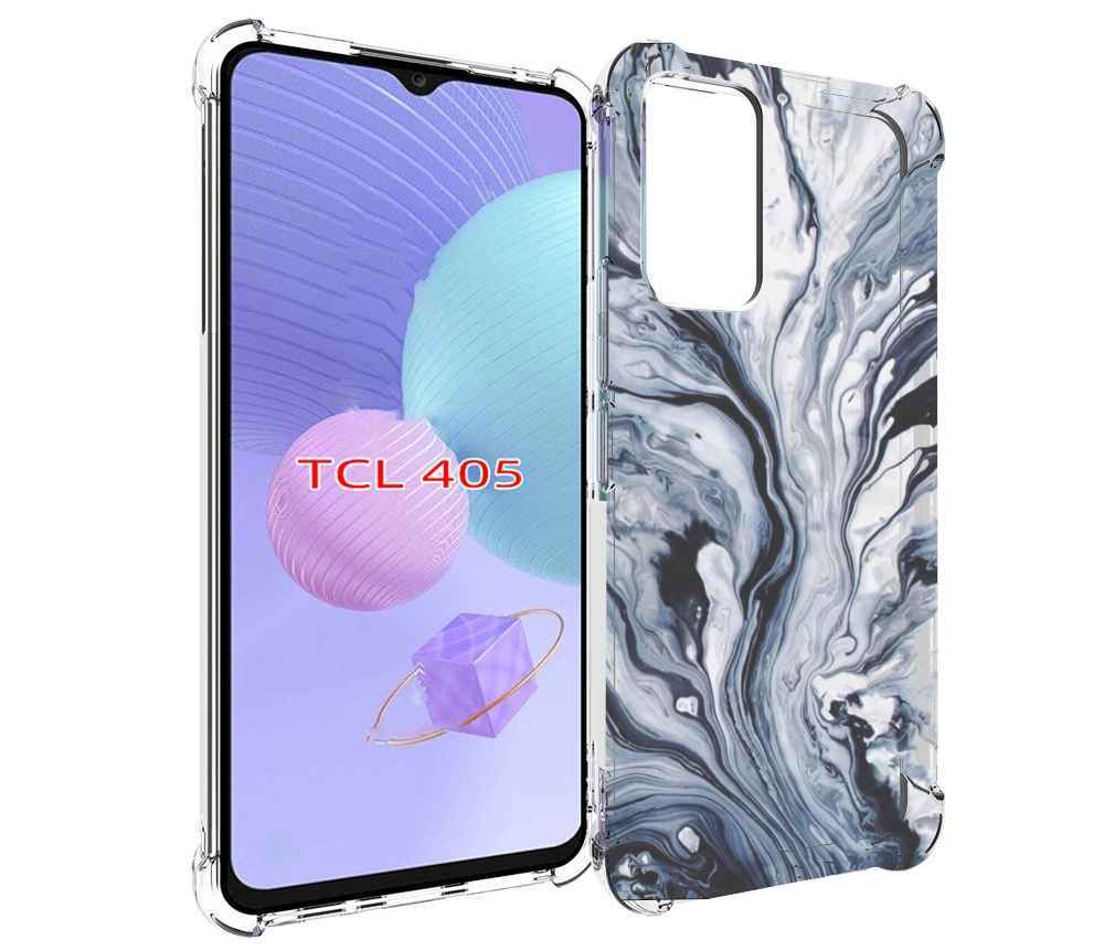

Чехол MyPads серая краска для TCL 405, Tocco