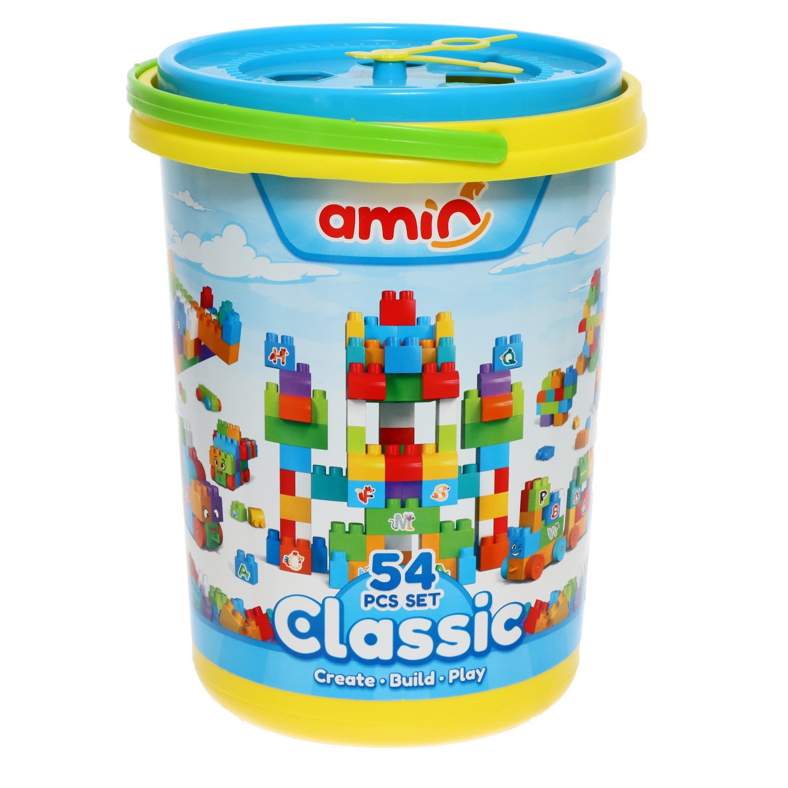 Конструктор Amin, Classic №54, 9945171, в ведре конструктор toy mix в ведре 80 rrb 77