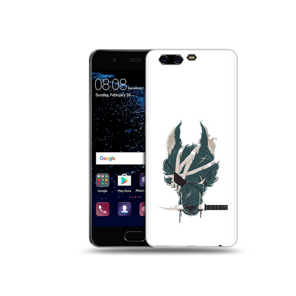 Чехол MyPads Tocco для Huawei P10 волк-разбойник (PT60870.50.271)