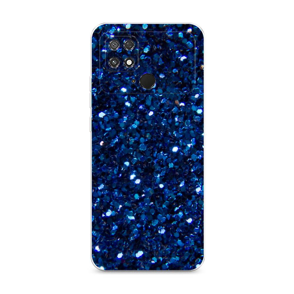 

Силиконовый чехол "Синие блестки рисунок" на Xiaomi Poco C40