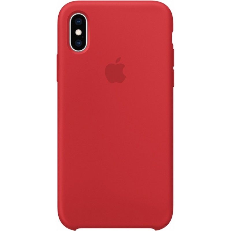 Чехол для Apple iPhone Xs Max Silicone Case (Красный)