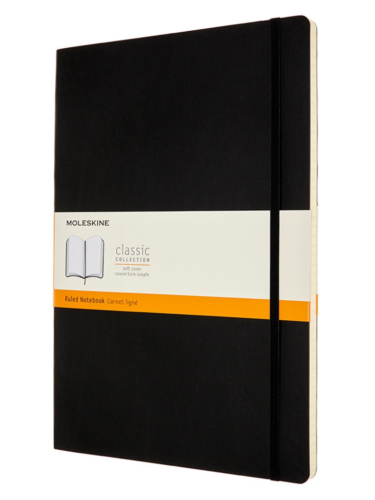 

Записная книжка Moleskine Classic Soft A4 96 листов Black QP641 / 1139362, Classic Soft