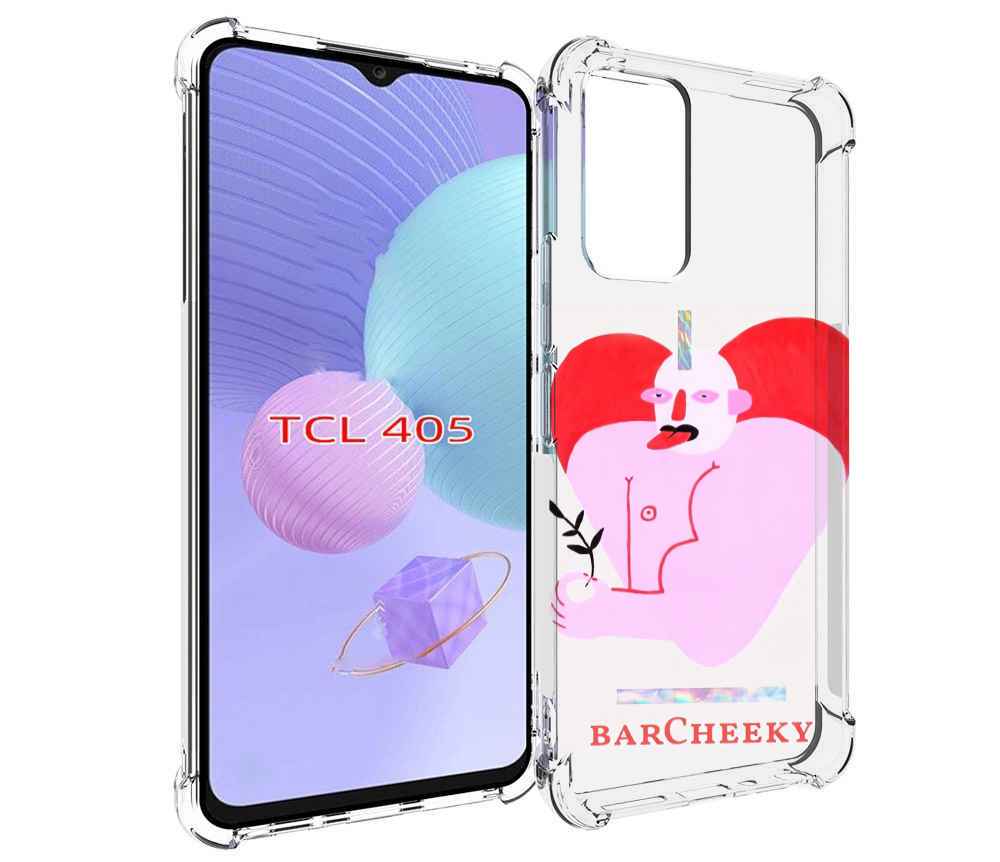 

Чехол MyPads силач в сердце женский для TCL 405, Tocco