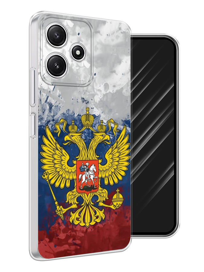 

Чехол Awog на Xiaomi Redmi 12 5G "РФ", Белый;синий;красный, 319550-1