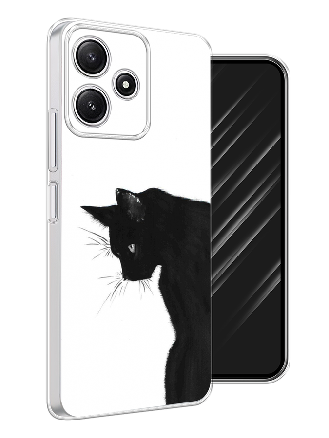 

Чехол Awog на Xiaomi Redmi 12 5G "Black cat", Черный;белый, 319550-1