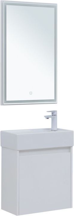 

Мебель для ванной Aquanet Nova Lite 50 белый глянец (с дверецей)