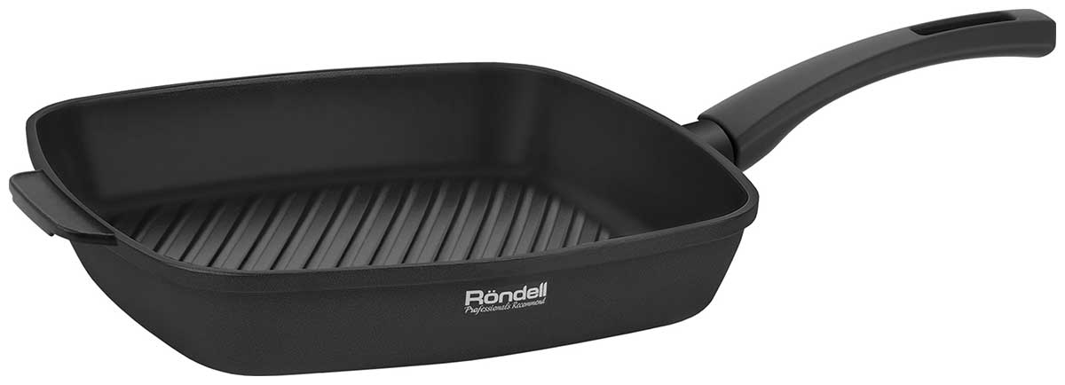 

Сковорода-гриль Rondell Carbon, 28 см, Черный, RDA-1701 28х6 1 см Carbon