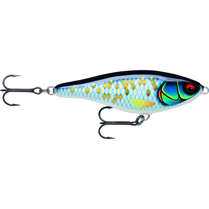 

Воблер Rapala Twitchin Rap 12 scrb медленно тонущий до 1,5 м 12 см 53 гр, Разноцветный, Twitchin Rap 12