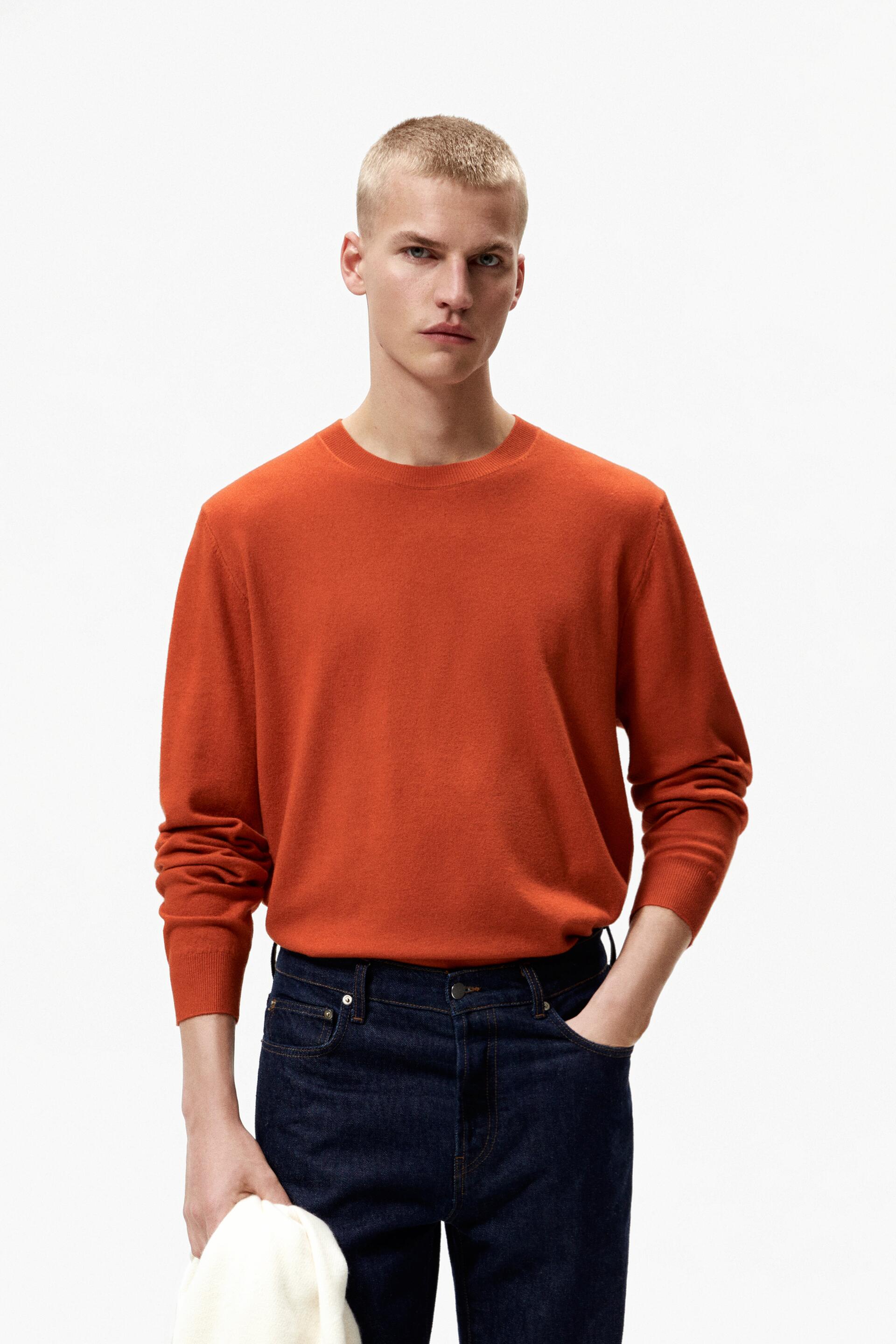 

Джемпер мужской ZARA 09598315 оранжевый XL (доставка из-за рубежа), 09598315