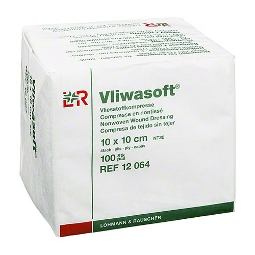 Салфетки Vliwasoft не стерильные впитывающие 6-ти слойная 10х10см, 100 шт.