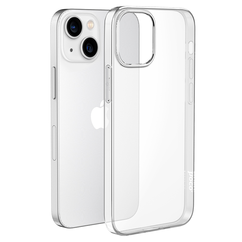 

Чехол силиконовый для iPhone 14, Light series TPU, HOCO, прозрачный